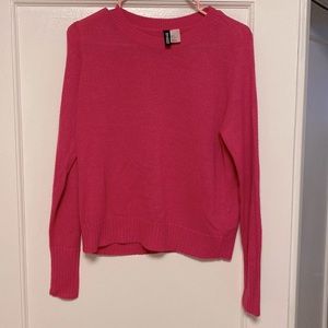 H&M pink sweater